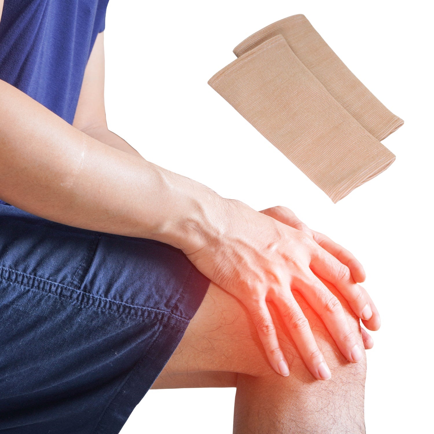 Breathable knee cap for sports and fitness Breathable knee cap for sports and fitness